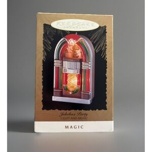 Hallmark 1996 Vintage Jukebox Party Plays "Rock Around‎ The Christmas Tree" NEW